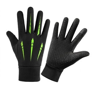 Gants de course d'hiver personnalisés, antidérapants, résistants à l'usure, coupe-vent, thermiques, compatibles avec les écrans tactiles, pour la course à pied - Product Image 4