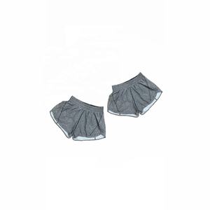 Nuevos Shorts Deportivos de Cintura Alta para Mujer, Shorts de Entrenamiento de Doble Capa para Fitness y Yoga con Bolsillos - Product Image 1