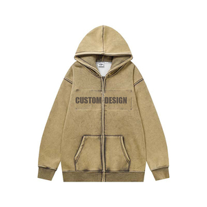 Sudadera con Capucha Oversize para Mujer, Color Liso, Algodón y Fibra de Bambú, Tejido de Punto, Hombros Caídos, Efecto Desgastado, Estilo Otoñal - Product Image 4