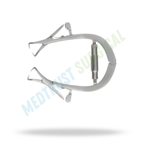 Écarteur thyroïdien 15,5 cm, écarteur chirurgical auto-rétentionnel en acier inoxydable réglable - Product Image 4