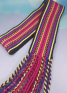 Cinturón tejido a mano para mujer, colorido Krajka, cinturón personalizado - Product Image 4