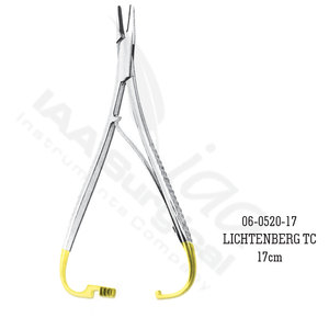 Pinza Portaagujas Olsen Hegar Manual de Alta Calidad, Tijeras de 17 cm, Instrumentos Quirúrgicos de Acero Inoxidable, Portaagujas para Sutura, CE - Product Image 1