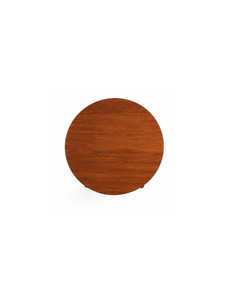 Table d'appoint ronde en bois moderne avec trois pieds en bois évasés, style scandinave, mobilier minimaliste pour le salon - Product Image 5