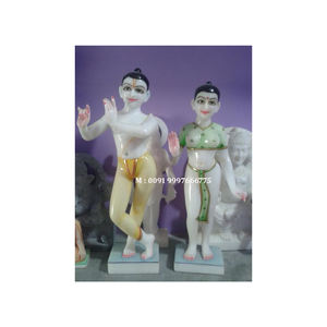 รูปปั้นพระราชาครีสต์ ทำจากหินอ่อนสีขาวแบบดั้งเดิม งานฝีมือ ขัดเงาอย่างดี เหมาะสำหรับใช้ในบ้านและวัด - Product Image 3