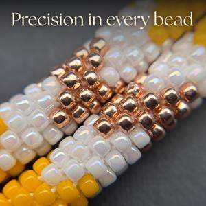 Chaîne de corps perlée faite à la main, élégante, durable et légère, accessoire pour badge d'identité de bureau, d'école, porte-clés ou collier pour usage quotidien - Product Image 4