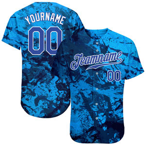 Camiseta de Béisbol Personalizable de Manga Corta con Botones, Transpirable, Antibacteriana, de Secado Rápido, para Verano, para Softbol - Product Image 5