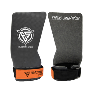 Custom Bear Komplex Black Carbon Handgrip Comfortable Gym Grips for Weightlifting Pull and <b>Kettlebells</b> No Hole CrossFit Pulls - Product Image 1