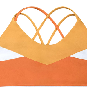 Sujetadores deportivos ligeros y transpirables de spandex para mujer, de alta calidad, a la moda, personalizables frontalmente, con alto soporte. - Product Image 6