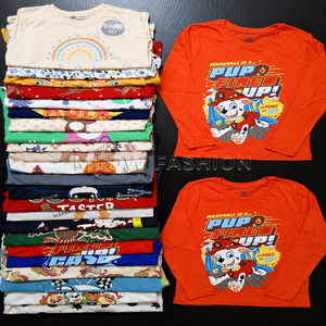 Camisetas de Verano para Niños Sin Químicos Nocivos, Lote de Excedentes de Diseños Surtidos, Proveedor Mayorista de Camisetas, Venta de Ropa de Bangladesh - Product Image 5