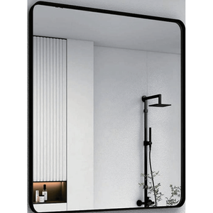 Espejo de Baño Rectangular de 24x30 Pulgadas para Montar en la Pared, con Marco de Vidrio Templado, Antivaho y Antirrotura - Product Image 1