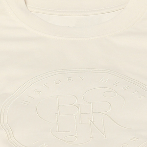 Camiseta Personalizada con Bordado para Mujer, Algodón Premium, Estilo Casual Holgado, Moda Urbana, para Uso Diario de Verano - Product Image 2