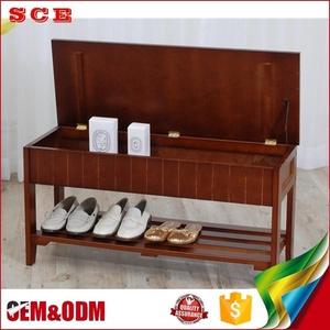 <span class=keywords><strong>Erone</strong></span> in legno massello scarpiera armadio con panca multiuso mobili per la casa per soggiorno sala da pranzo e ingresso - Product Image 6