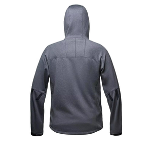 Sudadera con Capucha para Hombre, Corte Regular, Color Gris Sólido, Transpirable, de Poliéster, Personalizable - Product Image 3