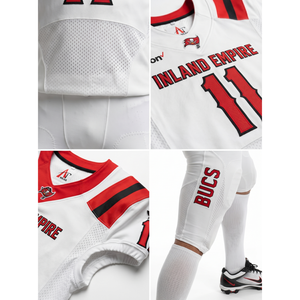 Conjunto de Uniforme de Fútbol Americano Personalizable, 100% Poliéster Malla, Jersey y Pantalones para Equipos Juveniles, OEM - Product Image 4