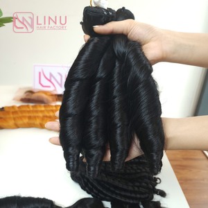 ผมหยิกเด้งสีธรรมชาติคนเวียดนามผมคนขายส่ง - Product Image 6