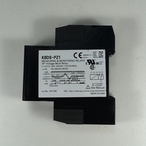 Original K8DS-PZ1 Three-Phase Voltage/Phase-Sequence Monitoring <b>Relay</b> 200–240VAC SPDT 5A DIN Rail for OMRON - Product Image 2