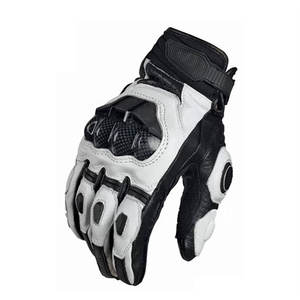 ถุงมือป้องกันมอเตอร์ไซค์แบบสั้นคุณภาพดีสั่งทำได้ตามต้องการสำหรับขายส่ง – ถุงมือหนังแบบสั้นสำหรับนักแข่งมอเตอร์ไซค์ - Product Image 1