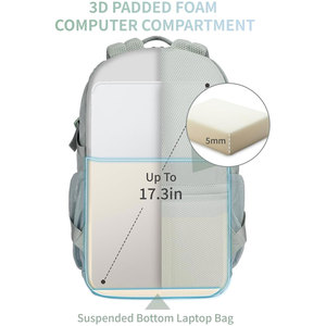 High Quality Design Custom Logo Smooth Zipper Comfortable Multi Pocket <b>Large</b> Capacity Lightweight Top Trendy <b>School</b> Back Pack - Product Image 4