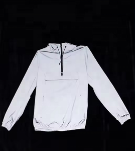<b>Men's</b> Quarter-<b>Zip</b> Windproof Blouson <b>Jacket</b> Casual Autumn Wear Polyester Material Regular Fit Solid Color - Product Image 3