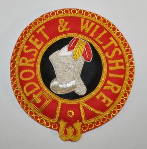 Past Great Aide-de-Camp preeptor mantle Badge | Masonic Cloth gown Badge - Product Image 6