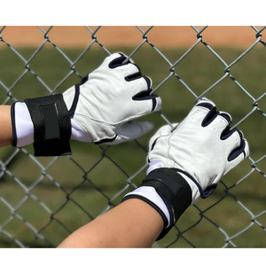 Gants de frappe de baseball en cuir synthétique pour fabricants OEM, paume durable, gants de sport, fourniture sous marque privée pour les distributeurs - Product Image 4