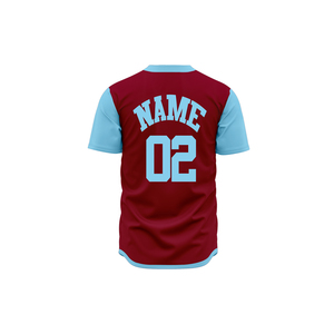 <b>Custom</b> Wholesale Baseball Shirts Jersey 100% Polyester Sublimation Full Button Baseball Jerseys <b>Softball</b> <b>Uniform</b> - Product Image 4