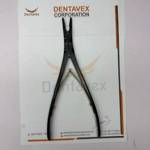 Pinzas de Corte Óseo Biarticulares Ortopédicas de Alta Calidad con Certificación CE Clase I, Recubrimiento Negro, Juego de Instrumentos de Dentavex - Product Image 4