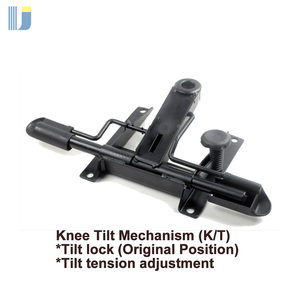 Chaise de bureau ergonomique moderne à dossier haut avec coussin en PU et fonction pivotante - Product Image 4