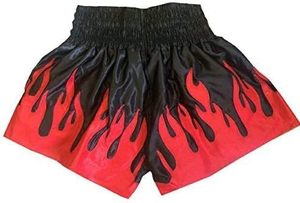 Pantalones Cortos de Muay Thai, Pantalones Cortos de Boxeo con Logotipo Frontal, Transpirables, de Secado Rápido, de Spandex/Poliéster, Pantalones Cortos de Grappling - Product Image 3