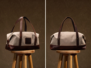 OEM Custom Genuine Leather Waxed Canvas Travel Duffel <b>Bag</b> Heavy Duty Outdoor Weekender Luggage <b>Carry</b> <b>On</b> <b>Bag</b> LCTB-0048 - Product Image 1