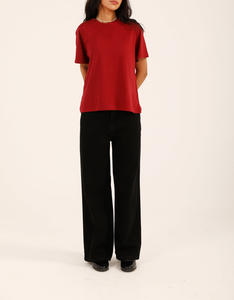 T-shirts basiques unis personnalisés de haute qualité avec impression sérigraphique, vente en gros, 220 g/m², coton doux, coupe ample, ajustement régulier, séchage rapide pour l'été - Product Image 2