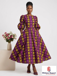 Tissu Ankara en Coton 100% de Haute Qualité, Imprimé Wax Africain, pour Robes de Mode du Nigéria, du Ghana et du Sénégal, Vente en Gros de Textiles Imprimés Africains - Product Image 6