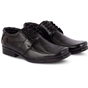 Chaussures en cuir véritable noir pour hommes, décontractées, formelles, de bureau, coupe classique, à enfiler, pour tous les jours, style classique - Product Image 3