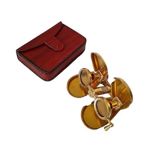 Monocular de Latón Antiguo con Estuche de Cuero, Telescopio Vintage, Telescopio Náutico de Mano, Regalo Marítimo, Venta al por Mayor OEM - Product Image 4