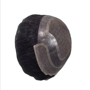 Toupet pour homme Taz Hair, 100% cheveux humains, densité 60%-150%, cheveux indiens Remy, résistant à l'eau, ondulations profondes douces - Product Image 6