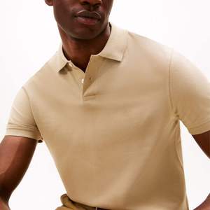 Chemise de golf formelle pour homme de haute qualité, logo personnalisé, jersey 100% coton, antibactérien, anti-odeur, vêtements de sport performants pour les affaires - Product Image 5