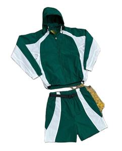 Conjuntos cortos cortavientos de chándal de nailon ligeros personalizados de los fabricantes 2026 - Product Image 3