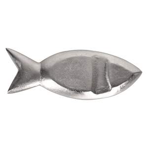 Plateau de service décoratif en forme de poisson argenté, plateau en métal design en forme de poisson pour les collations, les fruits secs, la décoration de table - Product Image 3