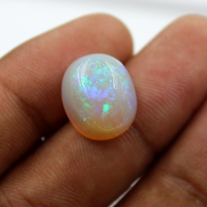 Ópalo Australiano de Forma Ovalada con Cambio de Color, Cabujón Suelto para Joyería, Piedra Preciosa Natural de Buena Calidad - Product Image 4