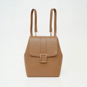 SORA BAG Women's Fashion Waterproof Square <b>Backpack</b> Synthetic <b>Leather</b> Satin Lining Buckle Closure <b>Large</b> Capacity Daily Use - Product Image 1