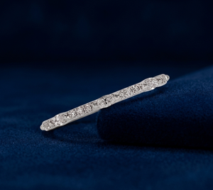 Bague de fiançailles et alliance en diamant de laboratoire 0,20 carat, or 14 carats, bijoux d'anniversaire pour femme, plaqué rhodium - Product Image 4