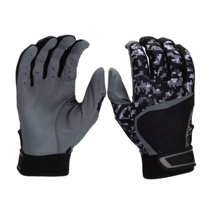 Gant de frappeur en cuir personnalisé pour droitier, baseball, softball, entraînement, avec grip, tissu tricoté respirant, à enfiler, équipement sportif pour adulte - Product Image 2