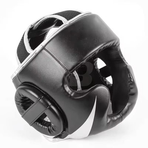 Équipement d'entraînement professionnel de kickboxing, casque de protection pour la tête, protège-tête pour boxe MMA en PU, en vente en ligne - Product Image 6