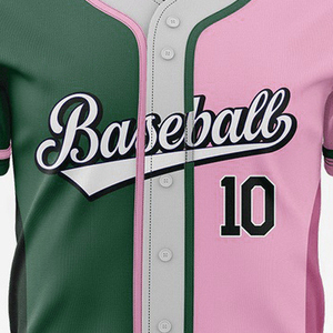 Maillot de baseball personnalisé à séchage rapide et respirant, chemise de sport d'équipe à boutons, pour jeunes et adultes, entraînement et match, usine OEM ODM - Product Image 4