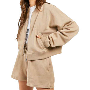 Conjuntos Deportivos de Invierno para Mujer al por Mayor, Personalizados, de Alta Calidad, con Cierre, Transpirables, de Algodón/Poliéster - Product Image 6