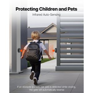 Motor Eléctrico de 1200W para Puertas Correderas, Apertura Automática por Cadena, para Puertas de hasta 65.6 pies/5732 lb, para Puertas de Nivel I - Product Image 4