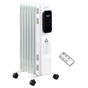 Caminetto Elettrico Indipendente con Riscaldamento 161 Sq. Stufa Elettrica a Cristalli di Carbonio, Capacità 600/900/1500 W, Bianca, 3 Modalità, Timer, Telecomando - Product Image 1