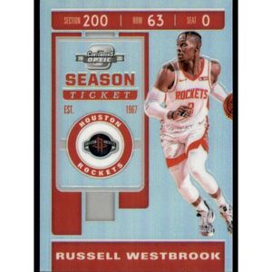 Russell Westbrook joue au jeu des chiffres : carte à collectionner de basket-ball, édition 2019-20 - Product Image 4