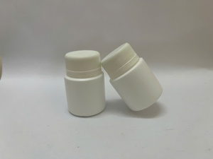 APS Easy Mold Durable Cylindrical Shape Flat Bottom HDPE Plastic Lightweight Medicine Chemical Liquid Tablet <b>Bottle</b> Printable - Product Image 5