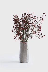 Vase de table en céramique vert mat au design minimaliste, capacité d'eau de 8 à 16 pouces - Product Image 4